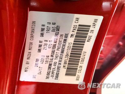 Zdjęcie 14 z 14 samochodu: 2017 MAZDA 3 TOURING VIN:JM1BN1L38H1150515 - miniatura