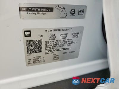 Zdjęcie 13 z 13 samochodu: 2026 CHEVROLET TRAVERSE LT VIN:1GNERGKS0TJ223311 - miniatura