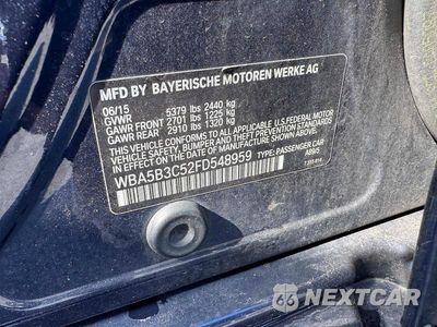 Zdjęcie 13 z 13 samochodu: 2015 BMW 535 XI VIN:WBA5B3C52FD548959 - miniatura
