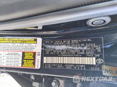 Zdjęcie 12 z 13 samochodu: 2025 TOYOTA CAMRY LE VIN:4T1DAACK6SU144614 - miniatura