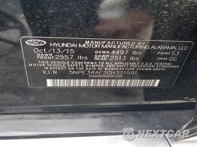 Zdjęcie 12 z 12 samochodu: 2016 HYUNDAI SONATA LIMITED VIN:5NPE34AF2GH321591 - miniatura
