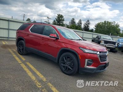 Czwarte zdjęcie samochodu z boku: 2023 CHEVROLET TRAVERSE LT VIN:1GNEVGKW0PJ168055 - miniatura