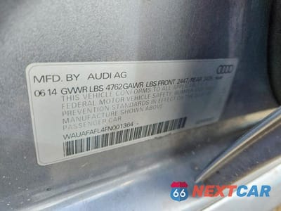 Zdjęcie 13 z 13 samochodu: 2015 AUDI A4 PREMIUM VIN:WAUAFAFL4FN001364 - miniatura