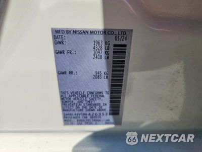 Zdjęcie 12 z 12 samochodu: 2024 NISSAN ALTIMA S VIN:1N4BL4BV5RN426353 - miniatura