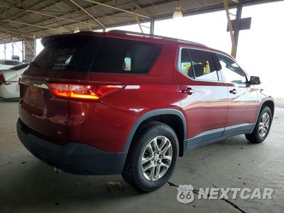 Trzecie zdjęcie samochodu z tyłu: 2019 CHEVROLET TRAVERSE LT VIN:1GNERGKWXKJ126747 - miniatura