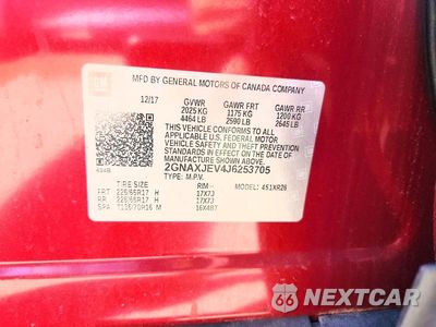 Zdjęcie 13 z 13 samochodu: 2018 CHEVROLET EQUINOX LT VIN:2GNAXJEV4J6253705 - miniatura