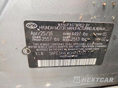 Zdjęcie 12 z 12 samochodu: 2016 HYUNDAI SONATA SPORT VIN:5NPE34AF8GH433277 - miniatura