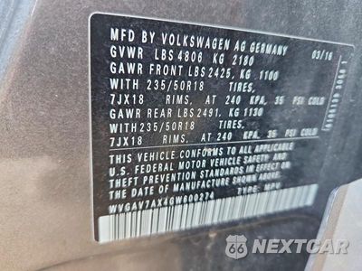 Zdjęcie 13 z 13 samochodu: 2016 VOLKSWAGEN TIGUAN S VIN:WVGAV7AX4GW600274 - miniatura