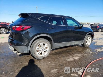 Trzecie zdjęcie samochodu z tyłu: 2021 CHEVROLET BLAZER 1LT VIN:3GNKBBRA6MS540078 - miniatura