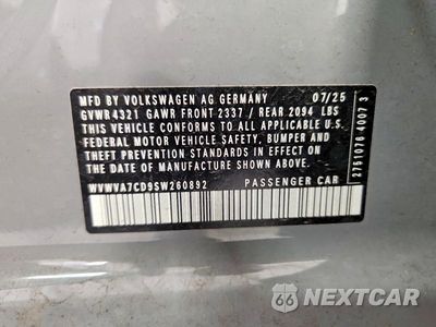 Zdjęcie 13 z 13 samochodu: 2025 VOLKSWAGEN GTI AUTOBAHN VIN:WVWVA7CD9SW260892 - miniatura