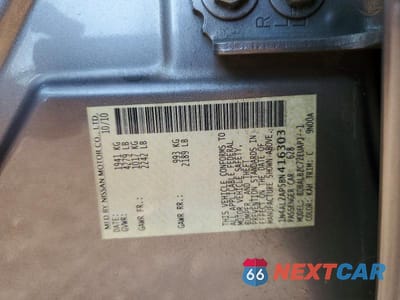 Zdjęcie 12 z 12 samochodu: 2011 NISSAN ALTIMA 2.5 VIN:1N4AL2AP5BN416303 - miniatura