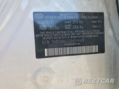 Zdjęcie 12 z 12 samochodu: 2018 HYUNDAI ELANTRA SEL VIN:5NPD84LF0JH259609 - miniatura
