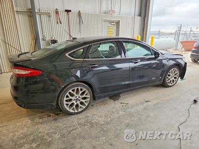 Trzecie zdjęcie samochodu z tyłu: 2014 FORD FUSION TITANIUM VIN:3FA6P0K96ER336430 - miniatura