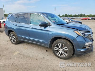 Czwarte zdjęcie samochodu z boku: 2018 HONDA PILOT EX VIN:5FNYF6H40JB035393 - miniatura