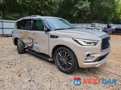 Czwarte zdjęcie samochodu z boku: 2022 INFINITI QX80 PREMIUM SELECT VIN:JN8AZ2AD3N9870226 - miniatura