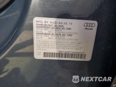 Zdjęcie 13 z 13 samochodu: 2010 AUDI Q5 PREMIUM PLUS VIN:WA1LKAFP7AA082073 - miniatura