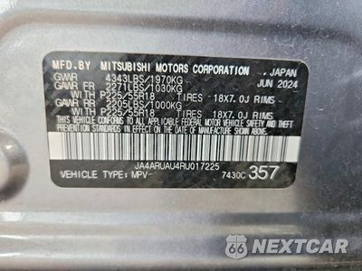 Zdjęcie 14 z 14 samochodu: 2024 MITSUBISHI OUTLANDER SPORT S/SE VIN:JA4ARUAU4RU017225 - miniatura
