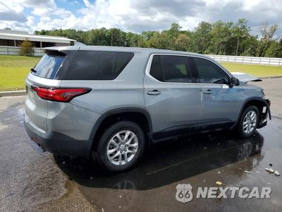 Trzecie zdjęcie samochodu z tyłu: 2023 CHEVROLET TRAVERSE LS VIN:1GNERFKW3PJ145917 - miniatura