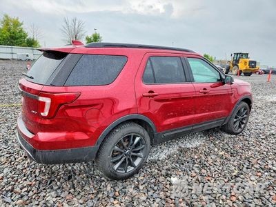 Trzecie zdjęcie samochodu z tyłu: 2017 FORD EXPLORER XLT VIN:1FM5K8D83HGA74090 - miniatura
