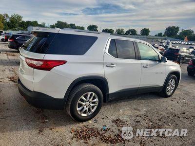 Trzecie zdjęcie samochodu z tyłu: 2018 CHEVROLET TRAVERSE LT VIN:1GNERGKW7JJ142452 - miniatura