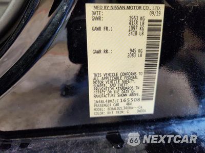 Zdjęcie 12 z 12 samochodu: 2020 NISSAN ALTIMA S VIN:1N4BL4BV2LC165508 - miniatura