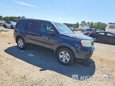 Czwarte zdjęcie samochodu z boku: 2012 HONDA PILOT LX VIN:5FNYF3H27CB013083 - miniatura