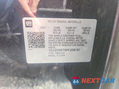 Zdjęcie 12 z 12 samochodu: 2023 CHEVROLET MALIBU LT VIN:1G1ZD5ST8PF208787 - miniatura
