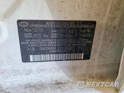 Zdjęcie 13 z 13 samochodu: 2012 HYUNDAI ELANTRA GLS VIN:5NPDH4AE3CH126307 - miniatura