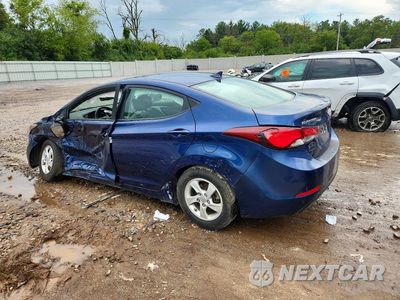 Drugie zdjęcie samochodu z przodu: 2015 HYUNDAI ELANTRA SE VIN:5NPDH4AE2FH605063 - miniatura