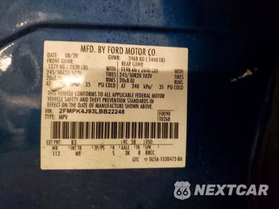 Zdjęcie 13 z 13 samochodu: 2020 FORD EDGE SEL VIN:2FMPK4J93LBB22248 - miniatura