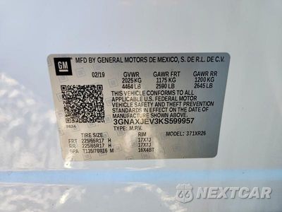 Zdjęcie 12 z 12 samochodu: 2019 CHEVROLET EQUINOX LT VIN:3GNAXJEV3KS599957 - miniatura