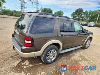 Trzecie zdjęcie samochodu z tyłu: 2008 FORD EXPLORER EDDIE BAUER VIN:1FMEU74E98UB23160 - miniatura