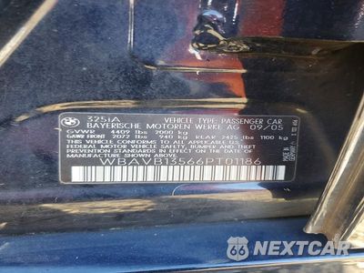 Zdjęcie 12 z 12 samochodu: 2006 BMW 325 I VIN:WBAVB13566PT01186 - miniatura