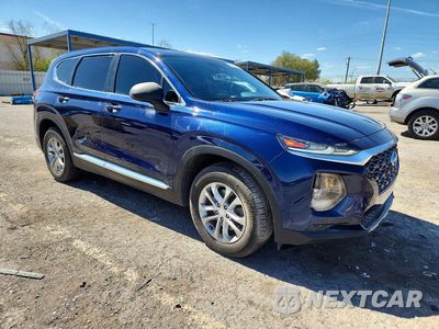 Czwarte zdjęcie samochodu z boku: 2019 HYUNDAI SANTA FE SE VIN:5NMS23AD7KH104073 - miniatura