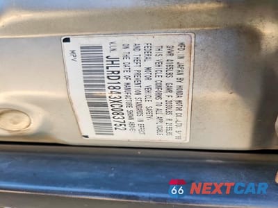 Zdjęcie 13 z 13 samochodu: 1999 HONDA CR-V LX VIN:JHLRD1843XC083752 - miniatura