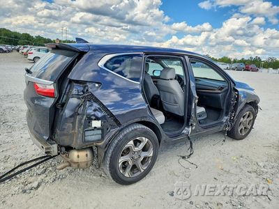 Trzecie zdjęcie samochodu z tyłu: 2017 HONDA CR-V EXL VIN:5J6RW1H83HL002660 - miniatura