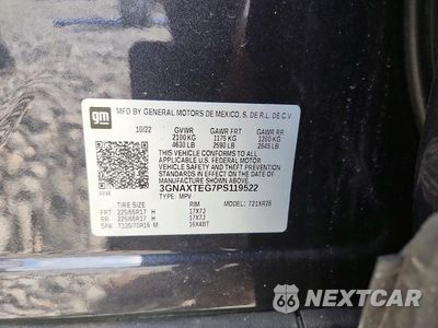 Zdjęcie 13 z 13 samochodu: 2023 CHEVROLET EQUINOX LT VIN:3GNAXTEG7PS119522 - miniatura