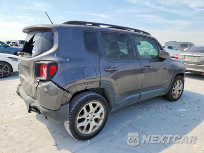 Trzecie zdjęcie samochodu z tyłu: 2016 JEEP RENEGADE LATITUDE VIN:ZACCJABT3GPD78180 - miniatura