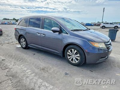 Czwarte zdjęcie samochodu z boku: 2016 HONDA ODYSSEY EXL VIN:5FNRL5H65GB039053 - miniatura