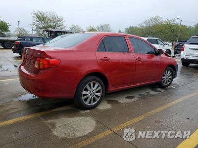 Trzecie zdjęcie samochodu z tyłu: 2010 TOYOTA COROLLA LE VIN:1NXBU4EE0AZ246805 - miniatura