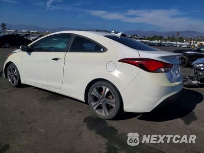 Drugie zdjęcie samochodu z przodu: 2014 HYUNDAI ELANTRA COUPE BASE VIN:KMHDH6AH8EU023989 - miniatura