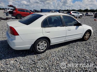 Trzecie zdjęcie samochodu z tyłu: 2002 HONDA CIVIC LX VIN:2HGES16522H585849 - miniatura