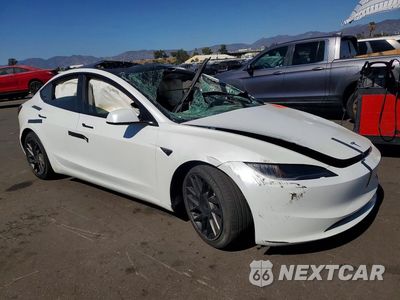 Czwarte zdjęcie samochodu z boku: 2026 TESLA MODEL 3 VIN:5YJ3E1EA3TF189318 - miniatura