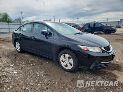 Czwarte zdjęcie samochodu z boku: 2015 HONDA CIVIC LX VIN:19XFB2F52FE005297 - miniatura