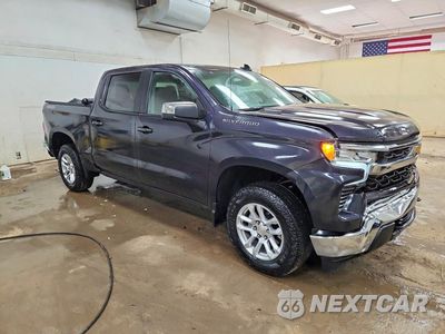 Czwarte zdjęcie samochodu z boku: 2024 CHEVROLET SILVERADO K1500 LT-L VIN:3GCPDKEK9RG453504 - miniatura