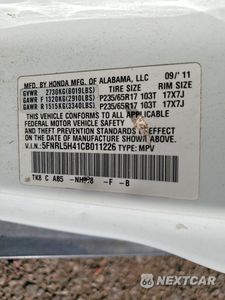 Zdjęcie 14 z 14 samochodu: 2012 HONDA ODYSSEY EX VIN:5FNRL5H41CB011226 - miniatura