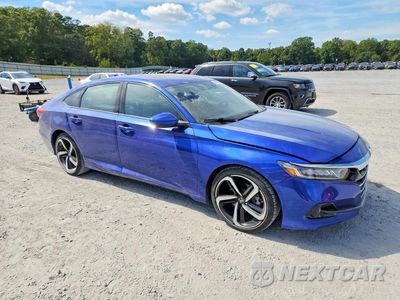Czwarte zdjęcie samochodu z boku: 2020 HONDA ACCORD SPORT VIN:1HGCV2F34LA014754 - miniatura
