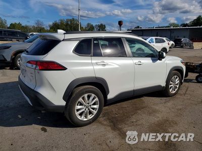Trzecie zdjęcie samochodu z tyłu: 2024 TOYOTA COROLLA CROSS LE VIN:7MUBAABG6RV080068 - miniatura