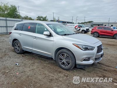 Czwarte zdjęcie samochodu z boku: 2019 INFINITI QX60 LUXE VIN:5N1DL0MM8KC555040 - miniatura
