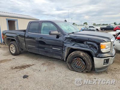 Czwarte zdjęcie samochodu z boku: 2015 GMC SIERRA K1500 SLE VIN:1GTV2UEC9FZ351553 - miniatura